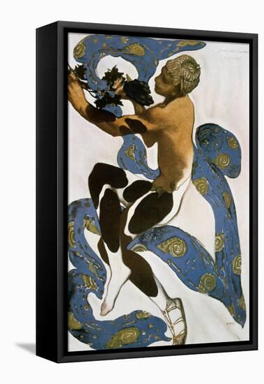 The Faun (Nijinsk), Costume Design for the Ballets Russes, 1912-Leon Bakst-Framed Stretched Canvas