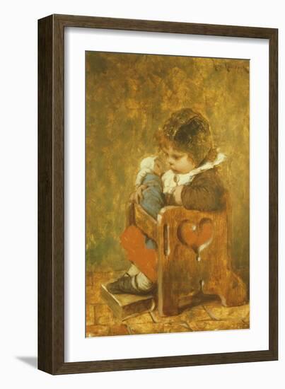 The Favorite Doll-Hermann Kaulbach-Framed Giclee Print