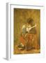 The Favorite Doll-Hermann Kaulbach-Framed Giclee Print