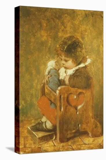 The Favorite Doll-Hermann Kaulbach-Stretched Canvas