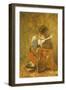 The Favorite Doll-Hermann Kaulbach-Framed Giclee Print