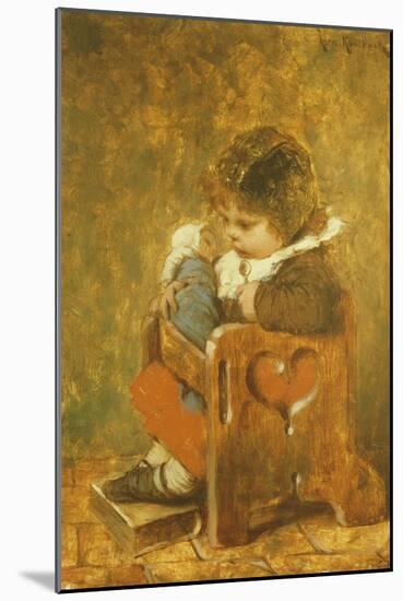 The Favorite Doll-Hermann Kaulbach-Mounted Giclee Print