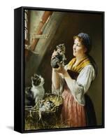 The Favorite-Wilhelm Schutze-Framed Stretched Canvas