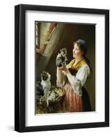 The Favorite-Wilhelm Schutze-Framed Giclee Print