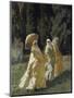 The Favorites in the Park, 1870-Cesare Biseo-Mounted Giclee Print