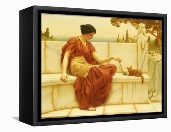 The Favourite, 1901-John William Godward-Framed Stretched Canvas