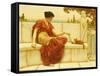 The Favourite, 1901-John William Godward-Framed Stretched Canvas