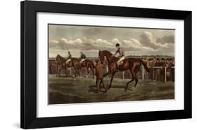 The Favourite: Before the Race-E.A.S. Douglas-Framed Art Print