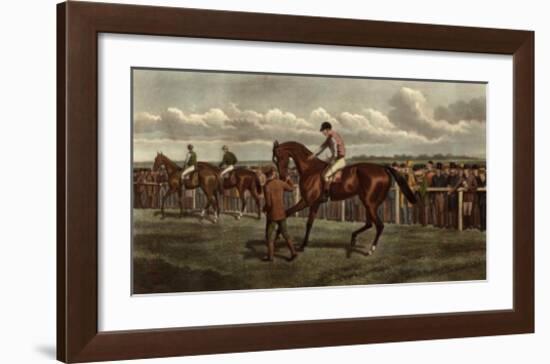 The Favourite: Before the Race-E.A.S. Douglas-Framed Art Print