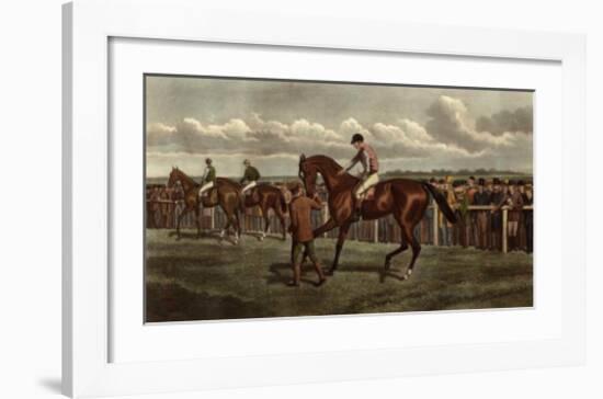 The Favourite: Before the Race-E.A.S. Douglas-Framed Art Print