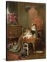 The Favourite Chair-Leon-charles Huber-Stretched Canvas