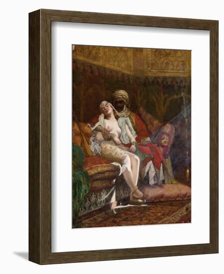 The Favourite (Oil on Canvas)-Paul Louis Bouchard-Framed Giclee Print