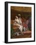 The Favourite (Oil on Canvas)-Paul Louis Bouchard-Framed Giclee Print
