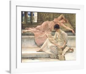 The Favourite Poet, 1888-Sir Lawrence Alma-Tadema-Framed Premium Giclee Print