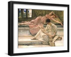 The Favourite Poet, 1888-Sir Lawrence Alma-Tadema-Framed Giclee Print