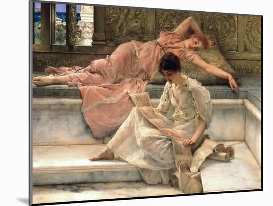 The Favourite Poet, 1888-Sir Lawrence Alma-Tadema-Mounted Premium Giclee Print