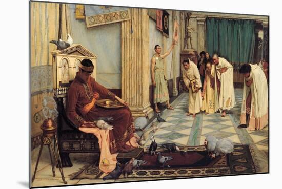 The Favourites of the Emperor Honorius, 1883-John William Waterhouse-Mounted Giclee Print