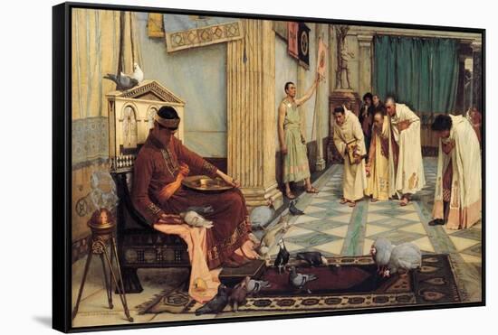 The Favourites of the Emperor Honorius, 1883-John William Waterhouse-Framed Stretched Canvas