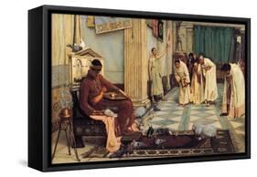 The Favourites of the Emperor Honorius, 1883-John William Waterhouse-Framed Stretched Canvas