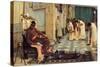 The Favourites of the Emperor Honorius, 1883-John William Waterhouse-Stretched Canvas