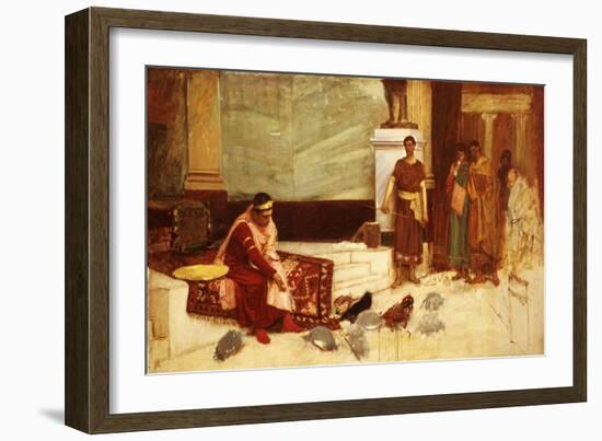 The Favourites of the Emperor Honorius (Ad 384-423)-Sir Lawrence Alma-Tadema-Framed Giclee Print