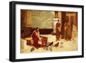 The Favourites of the Emperor Honorius (Ad 384-423)-Sir Lawrence Alma-Tadema-Framed Giclee Print