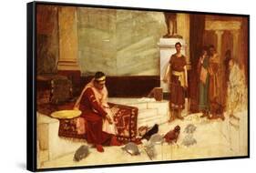 The Favourites of the Emperor Honorius (Ad 384-423)-Sir Lawrence Alma-Tadema-Framed Stretched Canvas