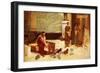 The Favourites of the Emperor Honorius-John William Waterhouse-Framed Giclee Print