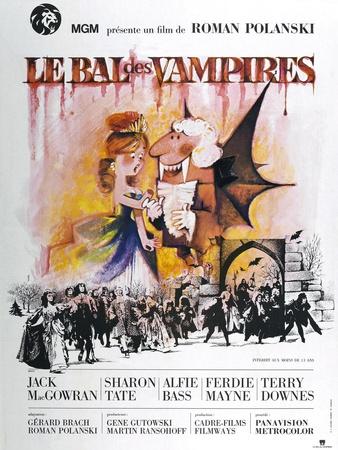 The Fearless Vampire Killers, (aka Le Bal des Vampires), French poster,  1967' Prints | AllPosters.com