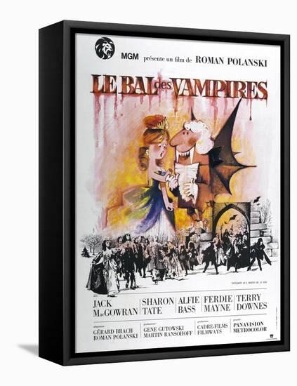 The Fearless Vampire Killers, (aka Le Bal des Vampires), French poster, 1967-null-Framed Stretched Canvas