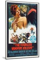 The Fearless Vampire Killers, Australian poster, Sharon Tate, Ferdy Mayne, 1967-null-Mounted Premium Giclee Print