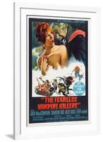 The Fearless Vampire Killers, Australian poster, Sharon Tate, Ferdy Mayne, 1967-null-Framed Art Print