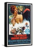 The Fearless Vampire Killers, Australian poster, Sharon Tate, Ferdy Mayne, 1967-null-Framed Stretched Canvas