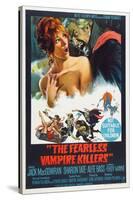 The Fearless Vampire Killers, Australian poster, Sharon Tate, Ferdy Mayne, 1967-null-Stretched Canvas