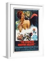 The Fearless Vampire Killers, Australian poster, Sharon Tate, Ferdy Mayne, 1967-null-Framed Art Print