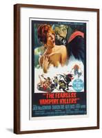 The Fearless Vampire Killers, Australian poster, Sharon Tate, Ferdy Mayne, 1967-null-Framed Art Print