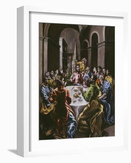 The Feast in the House of Simon, 1608-14-El Greco-Framed Giclee Print