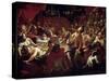 The Feast of Belshazzar, 17th or Early 18th Century-Pietro Dandini-Stretched Canvas
