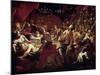 The Feast of Belshazzar, 17th or Early 18th Century-Pietro Dandini-Mounted Giclee Print