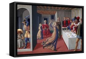 The Feast of Herod and the Beheading of Saint John the Baptist, 1461-1462-Benozzo Gozzoli-Framed Stretched Canvas
