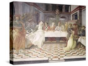 The Feast of Herod-Fra Filippo Lippi-Stretched Canvas