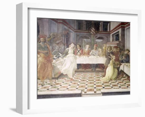 The Feast of Herod-Fra Filippo Lippi-Framed Giclee Print