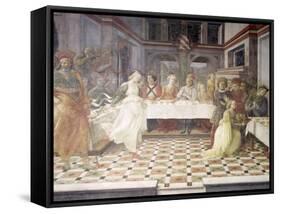 The Feast of Herod-Fra Filippo Lippi-Framed Stretched Canvas