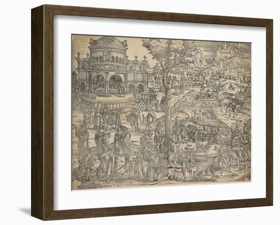 The Feast of Herod-Hans Sebald Beham-Framed Giclee Print