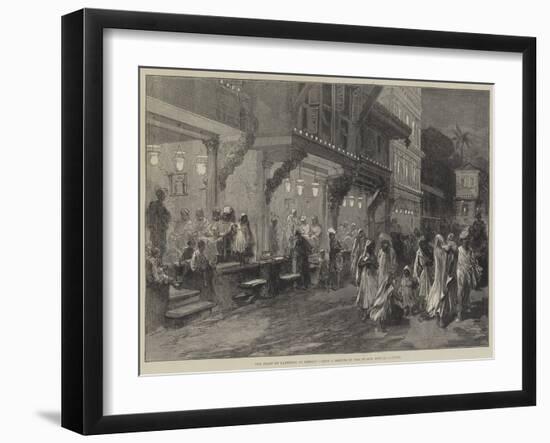 The Feast of Lanterns at Bombay-null-Framed Giclee Print