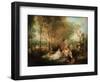 The Feast of Love, Ca. 1718-1719-Jean Antoine Watteau-Framed Giclee Print