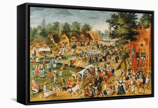 The Feast of Saint George-Maerten van Cleve-Framed Stretched Canvas