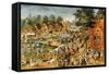 The Feast of Saint George-Maerten van Cleve-Framed Stretched Canvas