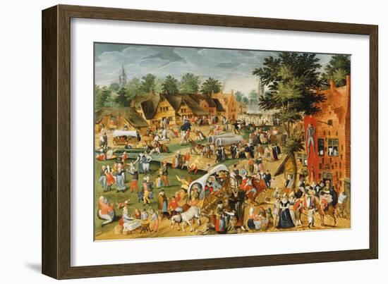 The Feast of Saint George-Maerten van Cleve-Framed Giclee Print