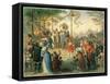 The Feast of St. John, Scene 5 from 'Die Meistersinger' by Richard Wagner, 1888-Michael Echter-Framed Stretched Canvas